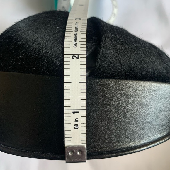 RED Valentino Genuine Calf Hair Platform Sandals - Picture 14 of 15